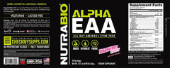 NutraBio Alpha EAA cognition-focused blend supports sharper mental focus.