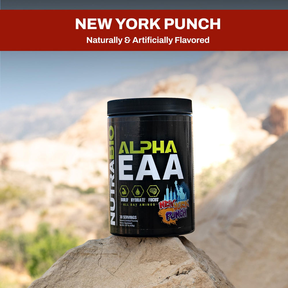 NutraBio Alpha EAA hydration and electrolytes focus image