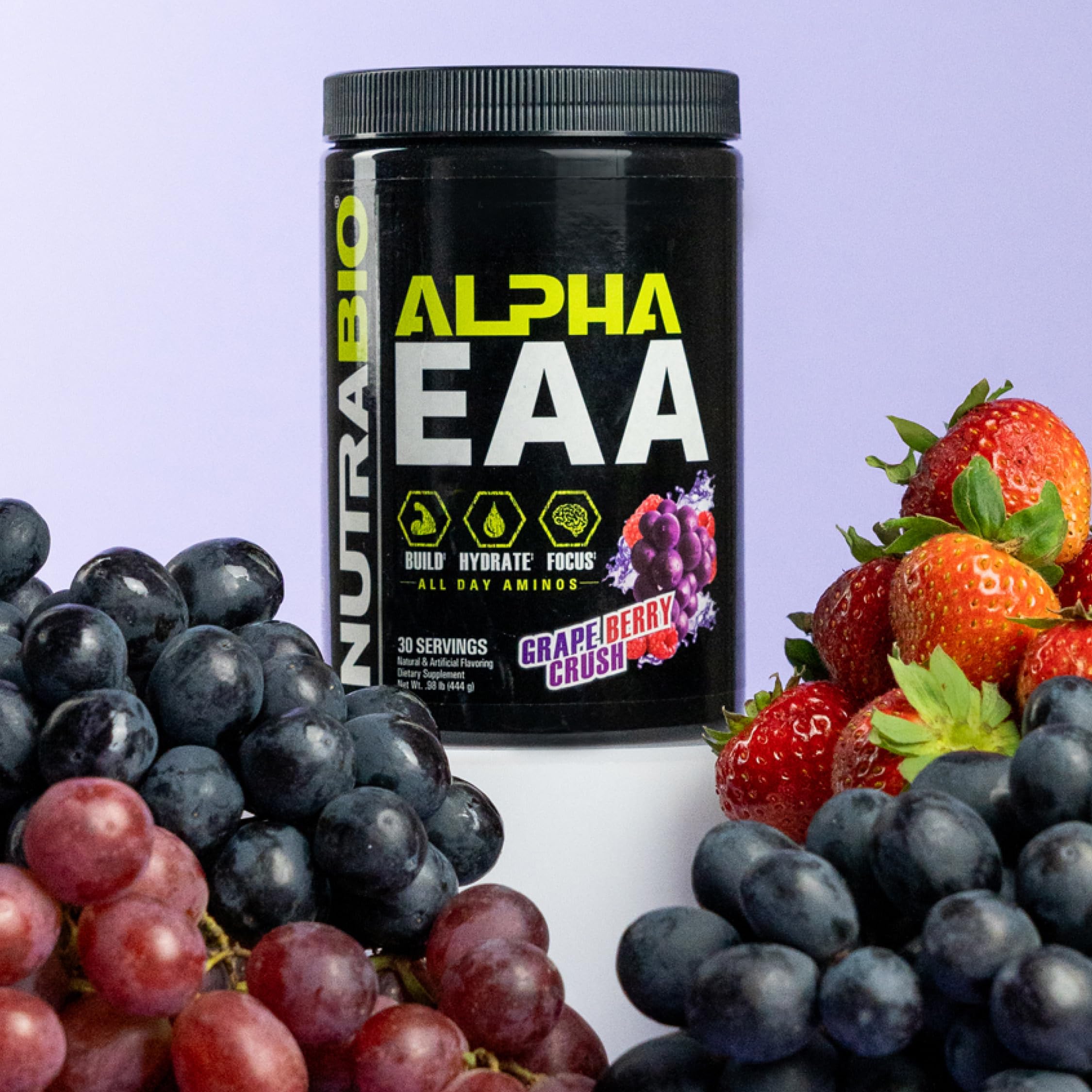 NutraBio Alpha EAA mixed drink emphasizes hydration during training