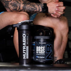 Beta-alanine and L-tyrosine ingredients in NutraBio Base Pre-Workout