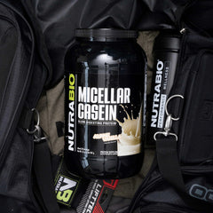 NutraBio Casein gluten-free soy-free label supporting restricted diets.