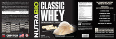 NutraBio Classic Whey third‑party lab testing reinforces product quality.