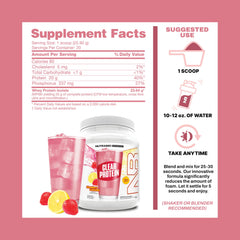 Zero sugar and zero lactose for clean protein options.