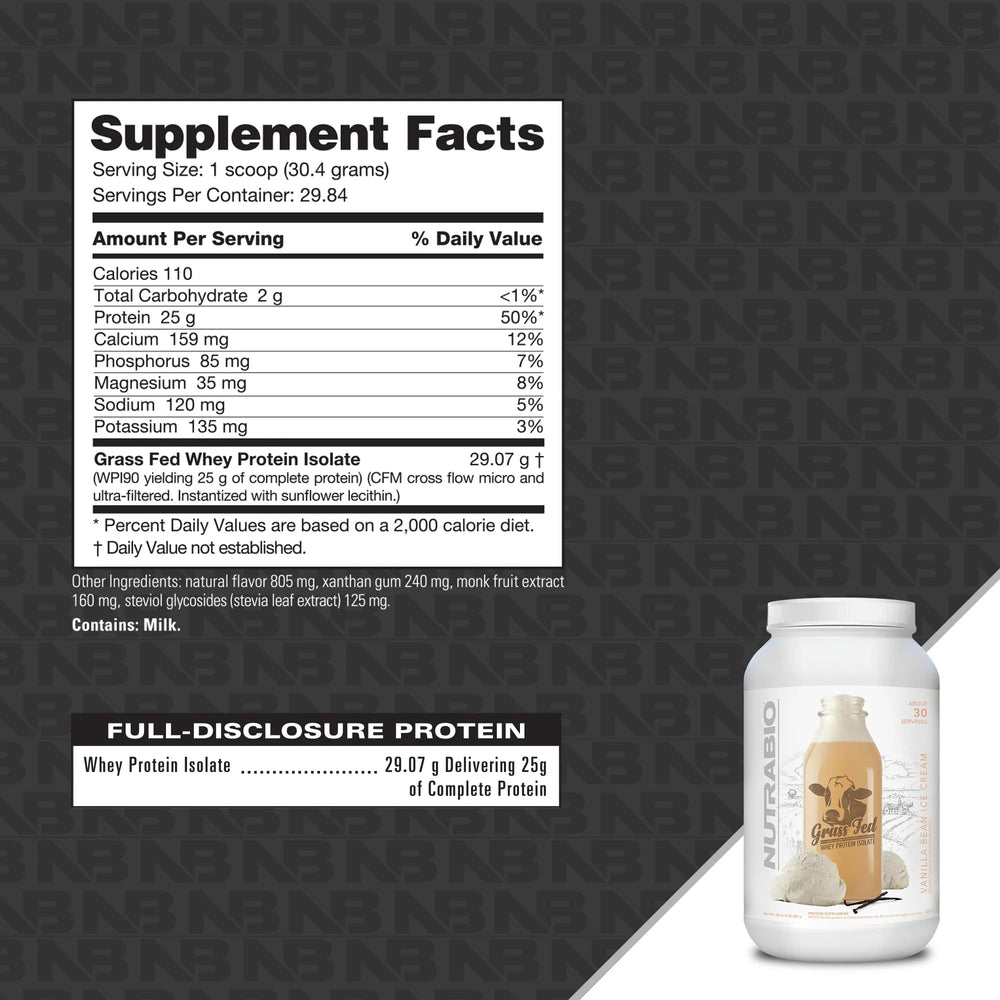 NutraBio whey isolate shaker ready for on the go protein mix