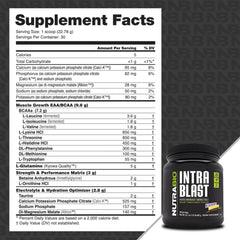 NutraBio Intra Blast bottle and glass for convenient on-the-go hydration.