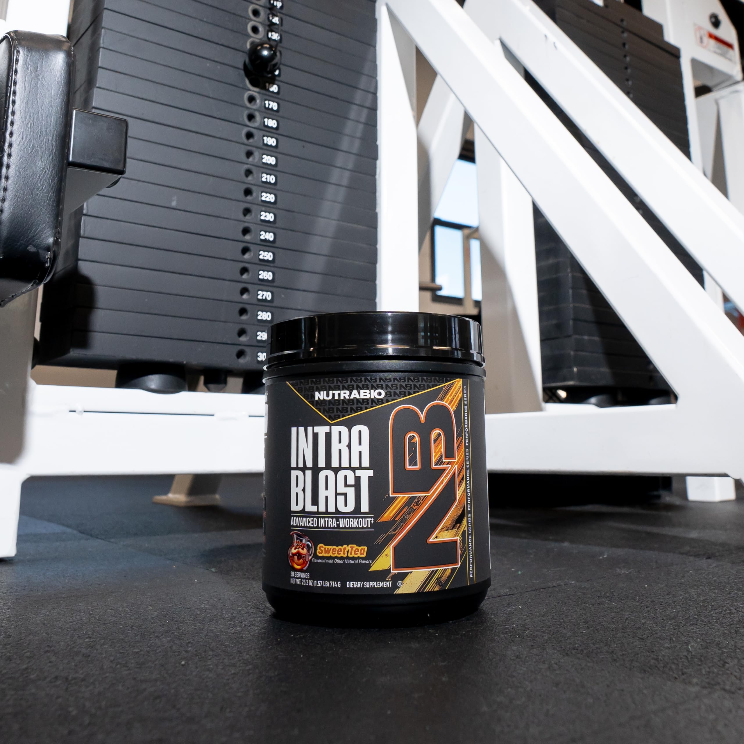 NutraBio Intra Blast dissolved cup captures refreshing hydration mid-session