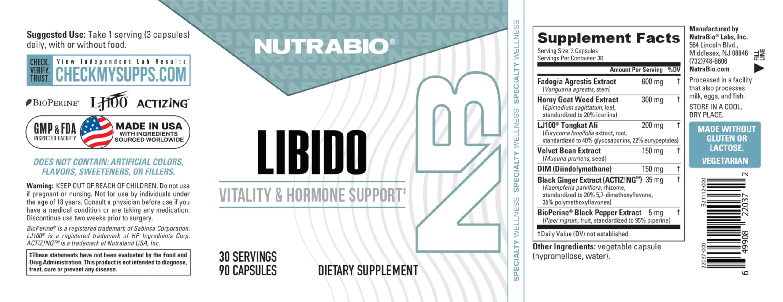 NutraBio Libido daily ritual scene hints at renewed energy during workouts.