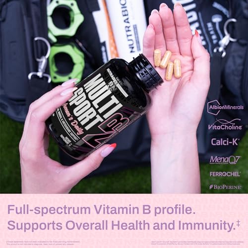 NutraBio Multisport for Women third party test seal emphasis