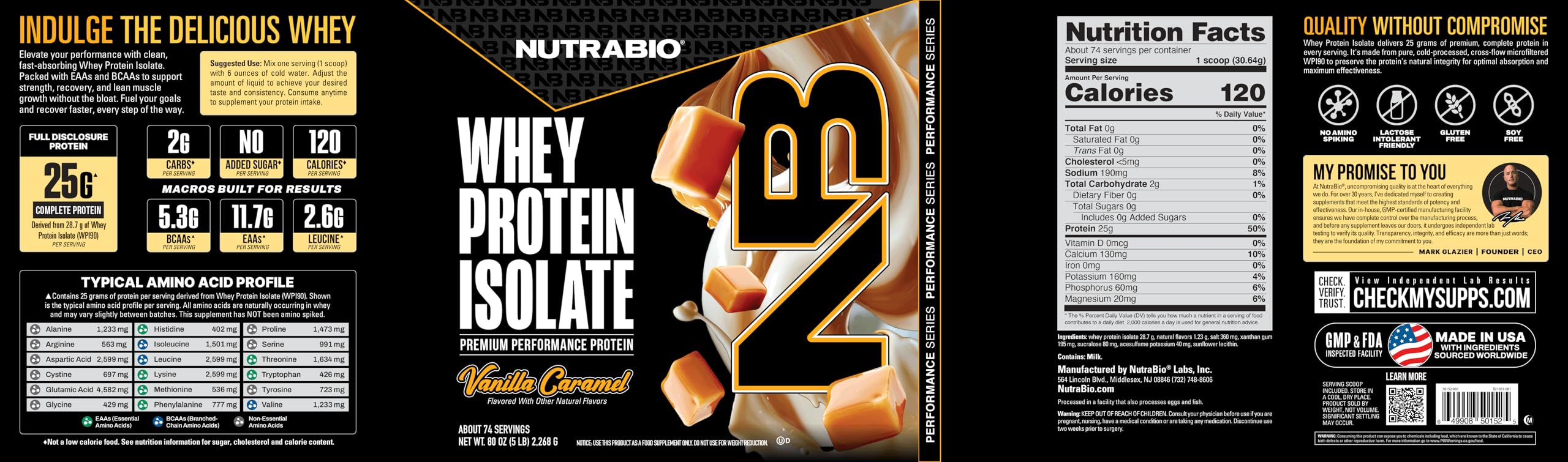 NutraBio post-workout shaker ready for protein drink
