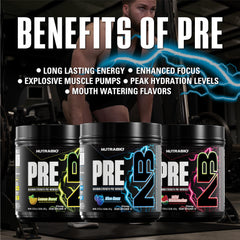 NutraBio Preworkout Blue Razz label detail highlights ingredients