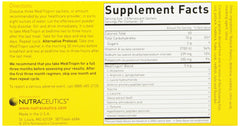 Nutraceutics Meditropin nighttime use on a bedside table, promoting restful recovery.