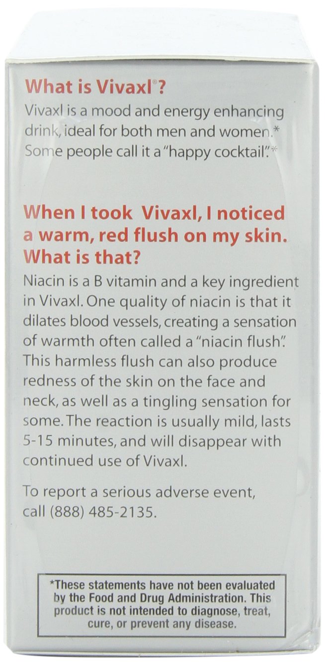 Nutraceutics Vivaxl tropical flavor label close-up on pack