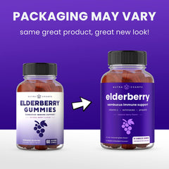 NutraChamps Elderberry Gummies seasonal protection in a tasty chew
