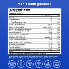 NutraChamps men's multivitamin gummies close-up highlighting berry flavor and chewable ease.
