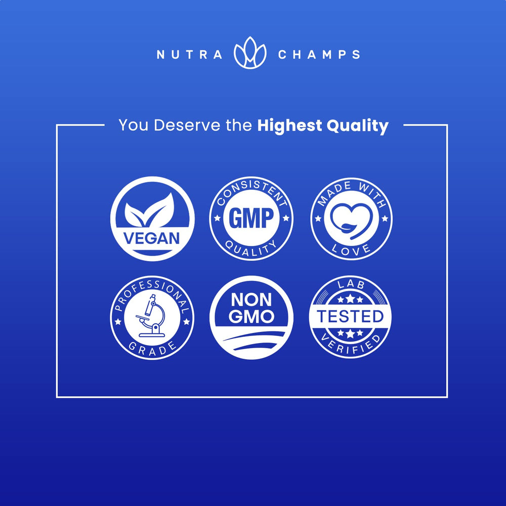 NutraChamps Two-pack 90 gummies label illustrating value and convenience