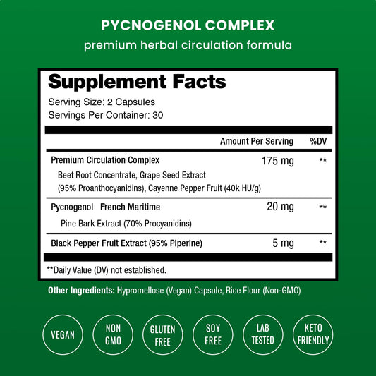 NutraChamps Pycnogenol bottle on shelf suggesting premium USA-made formulation