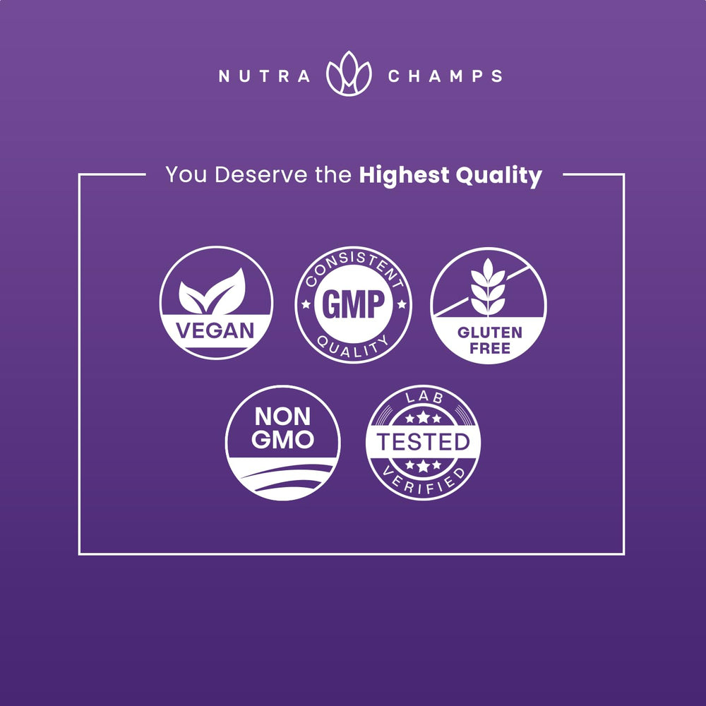 NutraChamps Sleep Gummies kids dosage image suggests safe, non-habit-forming support for all ages.