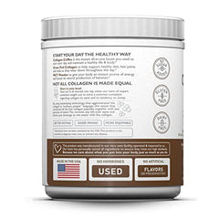 NUTRACOLLAGEN collagen peptides dissolve easily in hot water for morning boost.