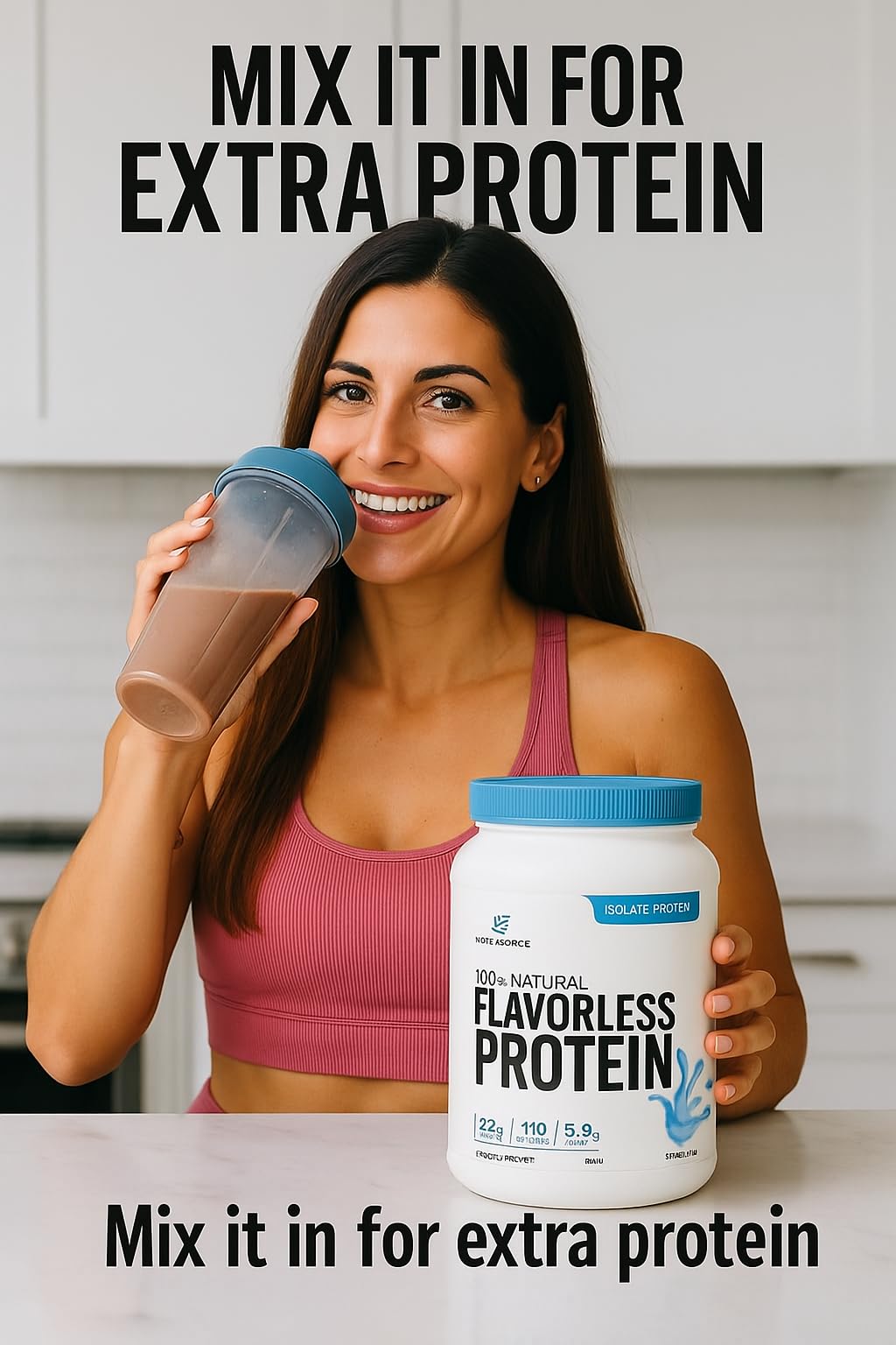 NutraForce Flavorless Whey Isolate oats – easy yogurt or oats boost