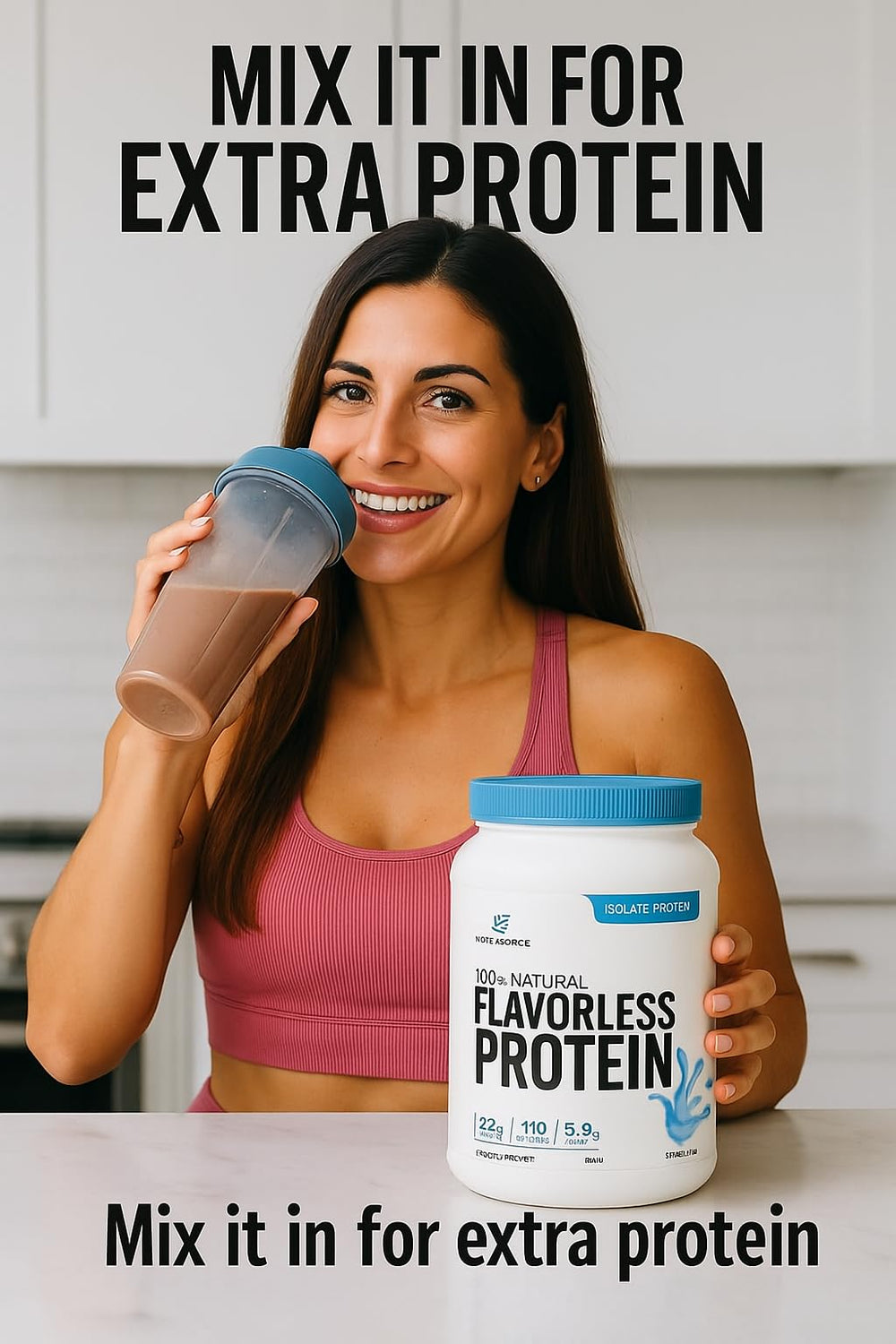 NutraForce Flavorless Whey Isolate oats – easy yogurt or oats boost