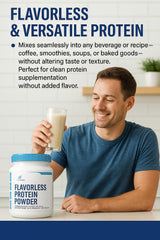 NutraForce Flavorless Whey Isolate packaging – non-GMO, gluten-free, lactose-free