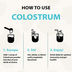 Nutragenis Grass-fed USA-made colostrum label emphasizing purity and ethical sourcing.