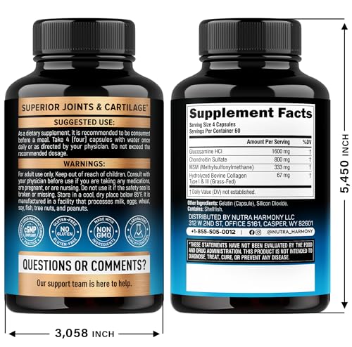 NutraHarmony bottle closeup showing label and dosage information for trust.