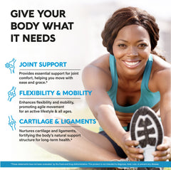 NutraHarmony capsules in hand illustrate easy daily joint support.