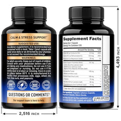 NutraHarmony cortisol-ashwagandha blend highlighting stress resilience and focus