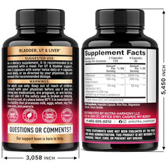 NutraHarmony bottle being poured for convenient on-the-go support.