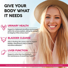 NutraHarmony D-Mannose capsules close-up highlighting high potency.