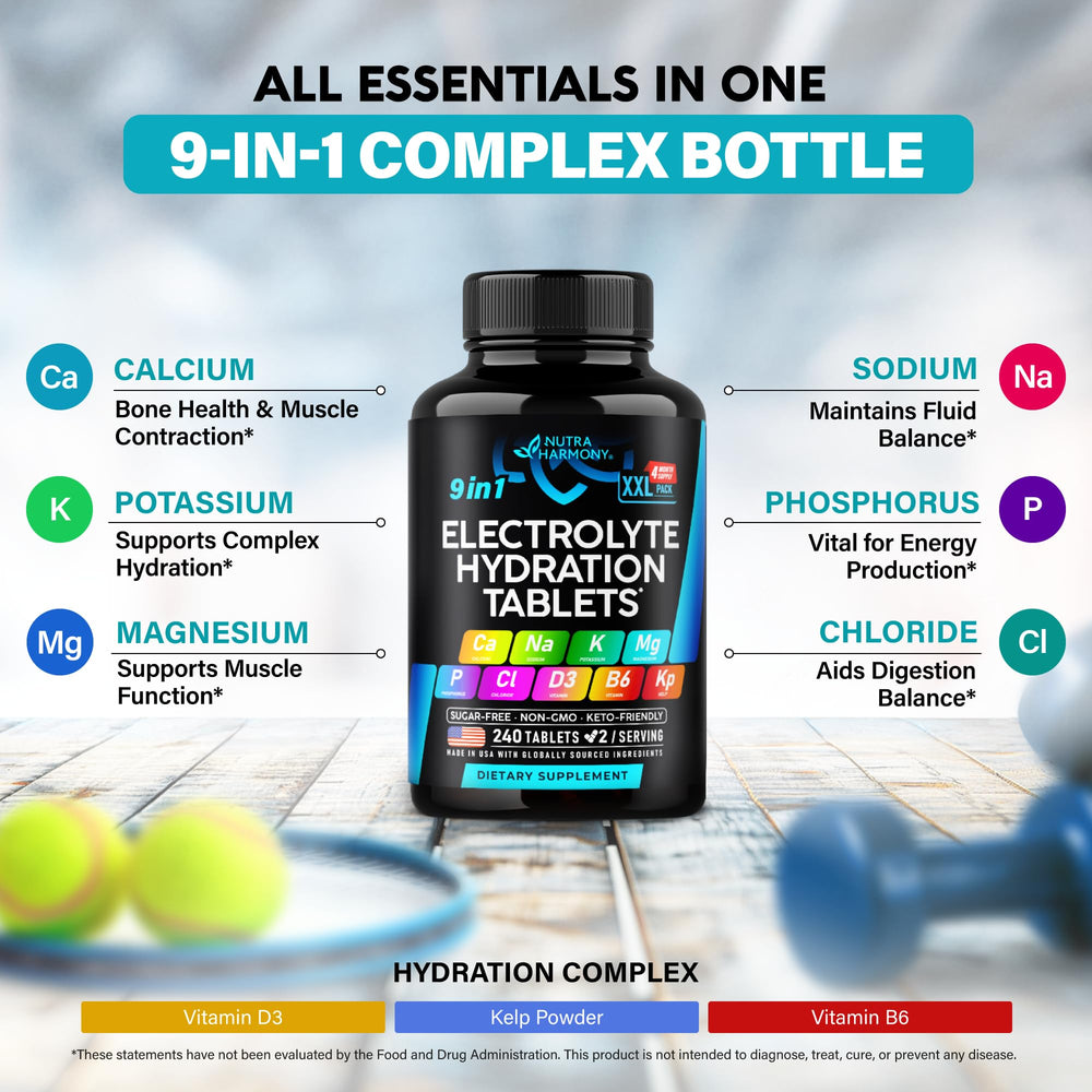 NutraHarmony electrolytes kelp blend emphasizes natural mineral sources