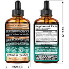NutraHarmony Lymph Drops dandelion leaf close-up highlighting detox-friendly blend