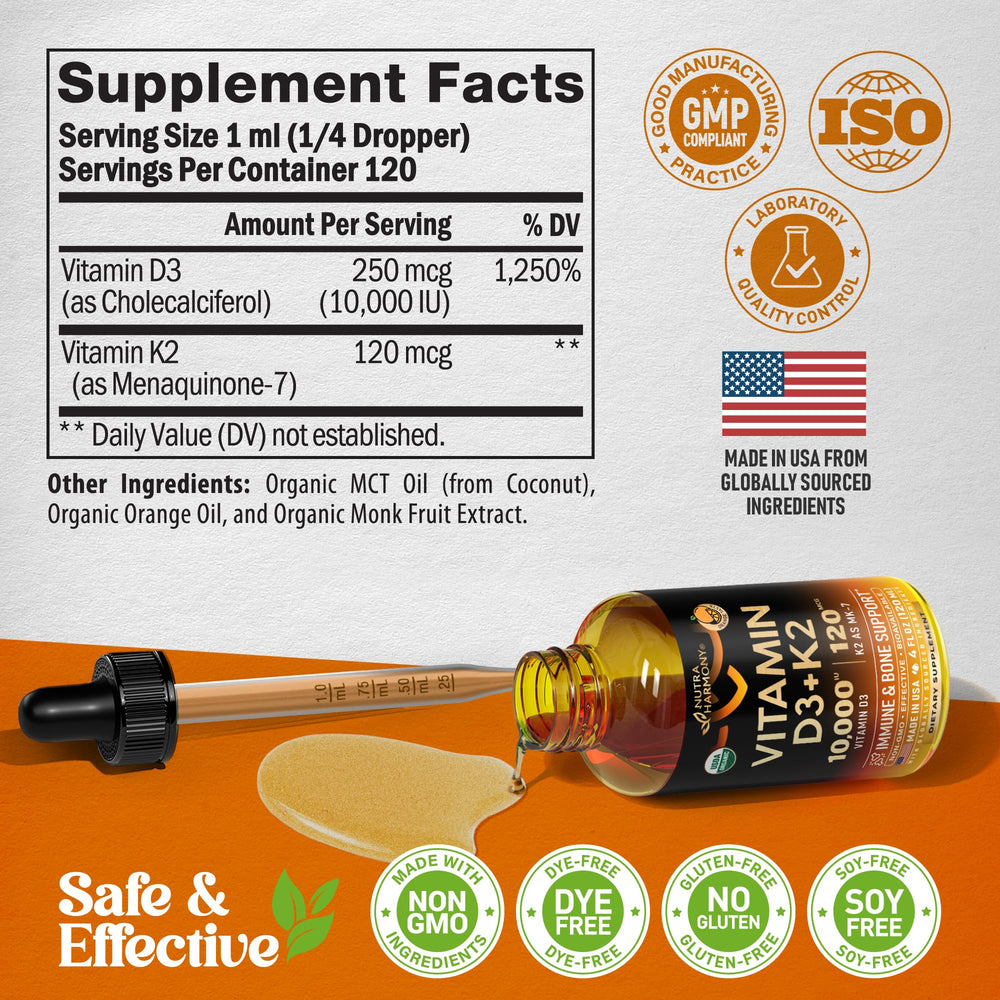 NUTRAHARMONY proudly made in the USA in a GMP-certified facility