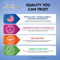 NUTRAHARMONY Magnesium Citrate bottle seal closeup reinforces product integrity