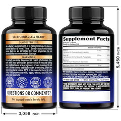 NutraHarmony magnesium glycinate 500mg capsules close-up – high absorption formula promotes gentle digestion.