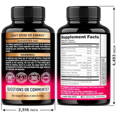 NutraHarmony B Complex capsules ready to pour for daily energy support