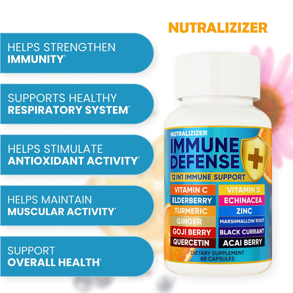NUTRALIZIZER capsules closeup with smooth coating for easy daily intake.