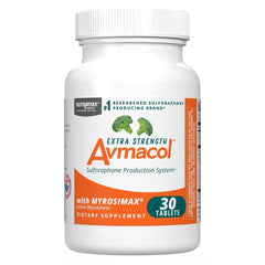 Nutramax Avmacol extra-strength bottle front highlights detox and immune support potential.