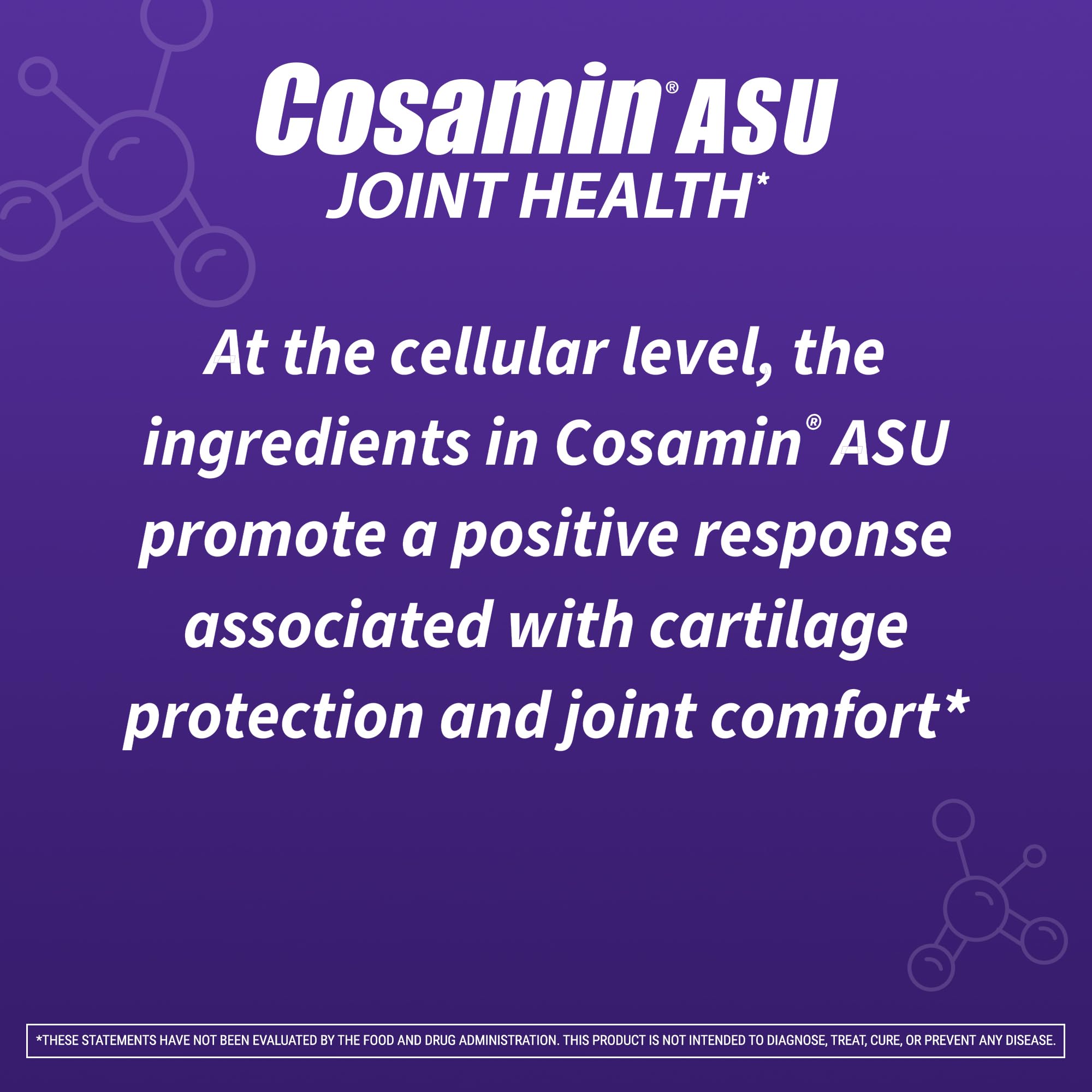 Nutramax Cosamin ASU chondroitin ingredient panel close-up