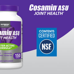 Nutramax Cosamin ASU purity seal indicating testing and quality