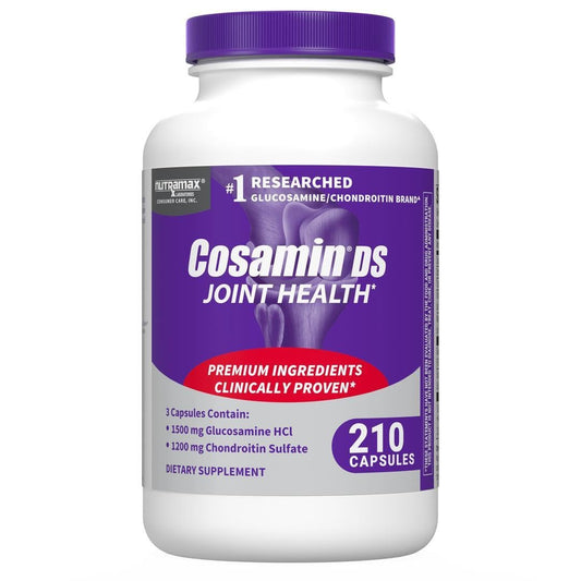 Nutramax Cosamin DS bottle front for daily joint support.