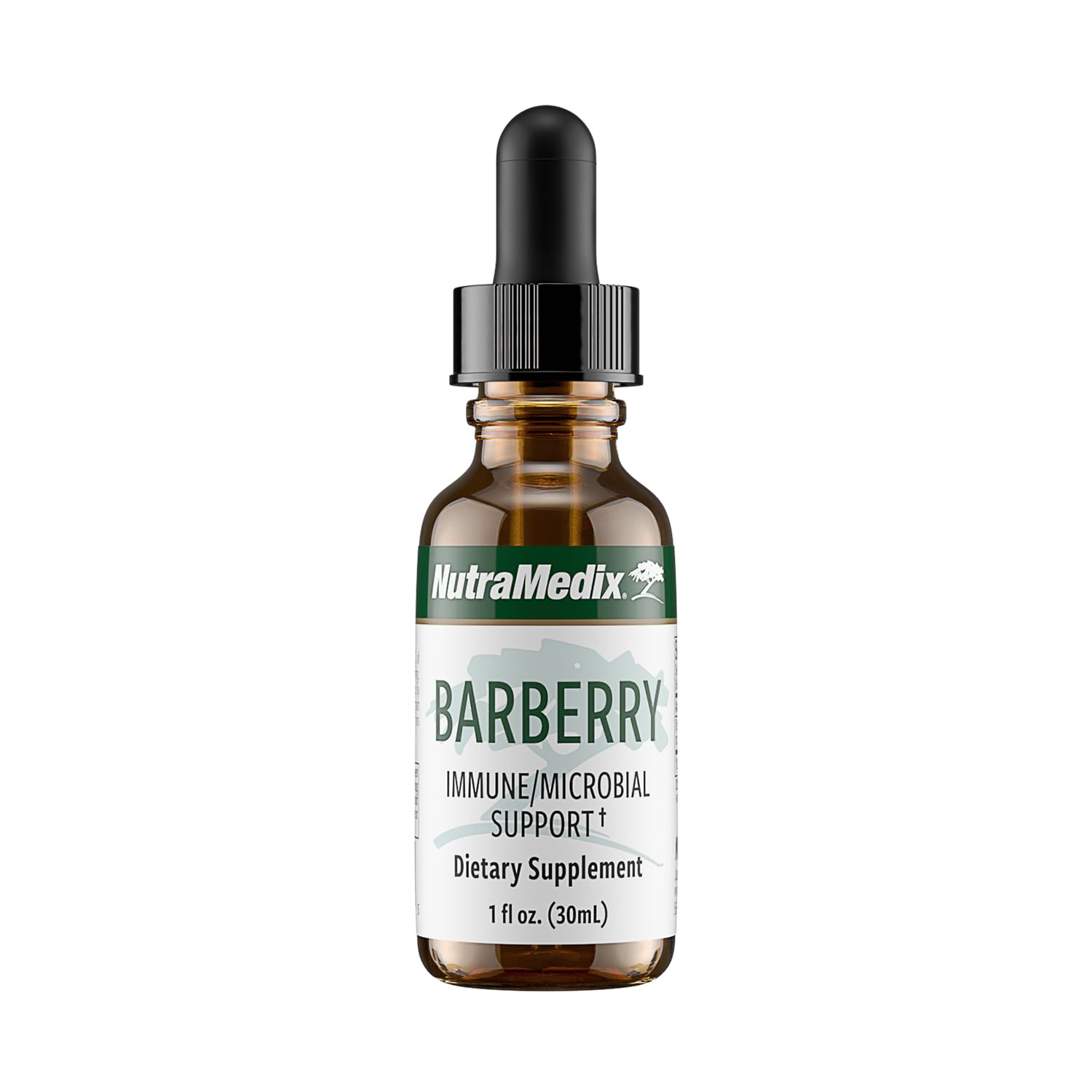 NutraMedix Barberry immune bottle pour supports daily gut and immune potential.