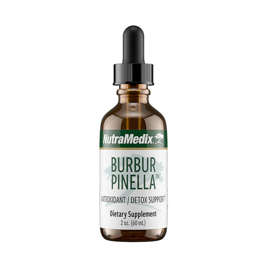 NutraMedix Burbur-Pinella bottle with label for daily brain health.
