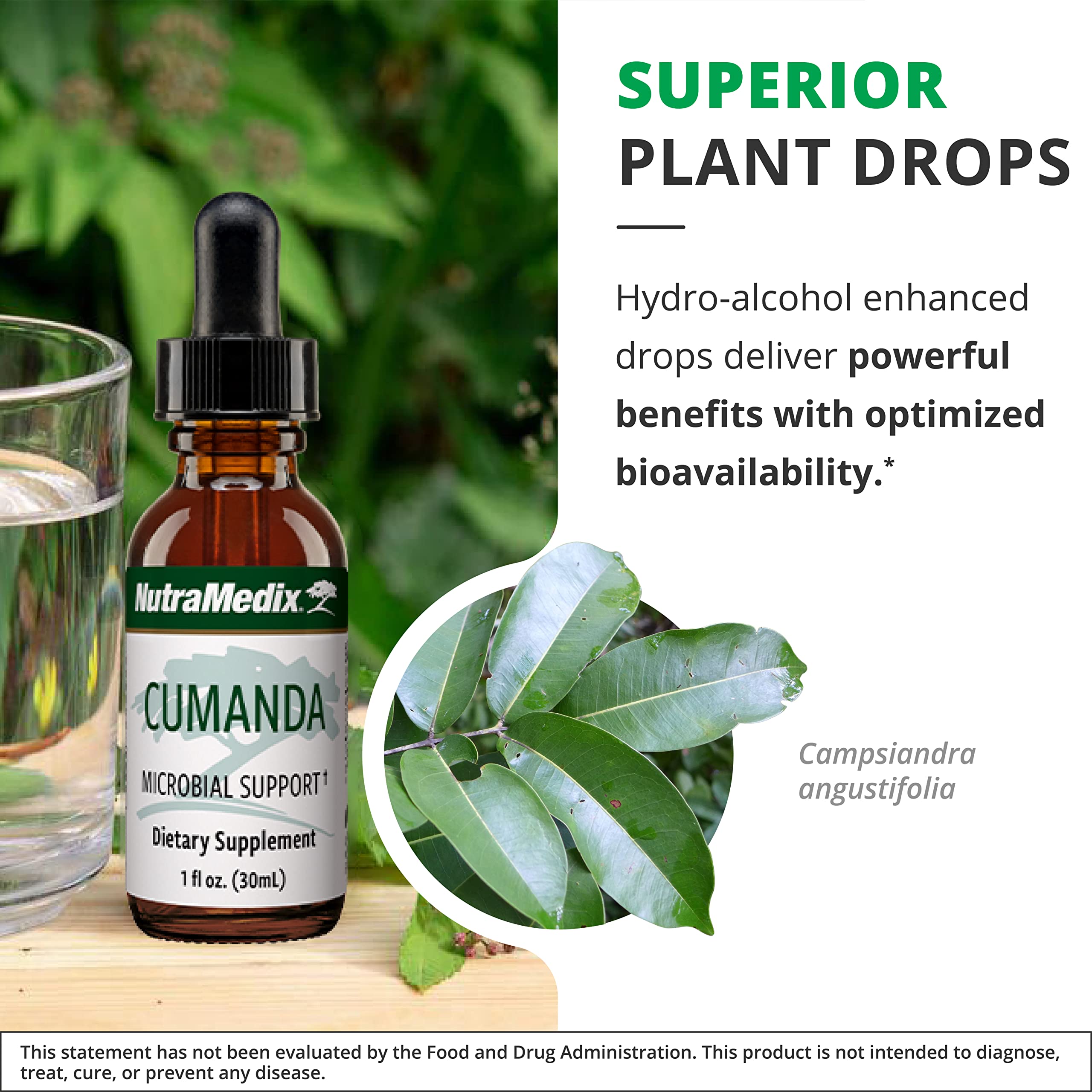 Cumanda liquid shown ready to blend into your routine.