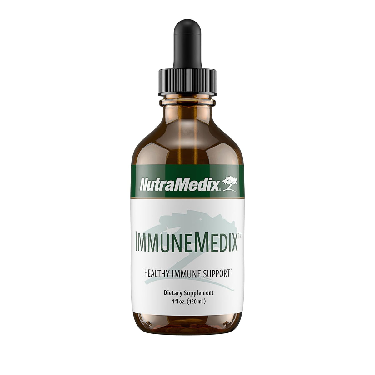 NutraMedix ImmuneMedix bottle front shows broad-spectrum herbal blend for daily wellness.