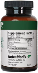 NutraMedix Liposomal Glutathione pour demonstrates convenient intake during daily routine.