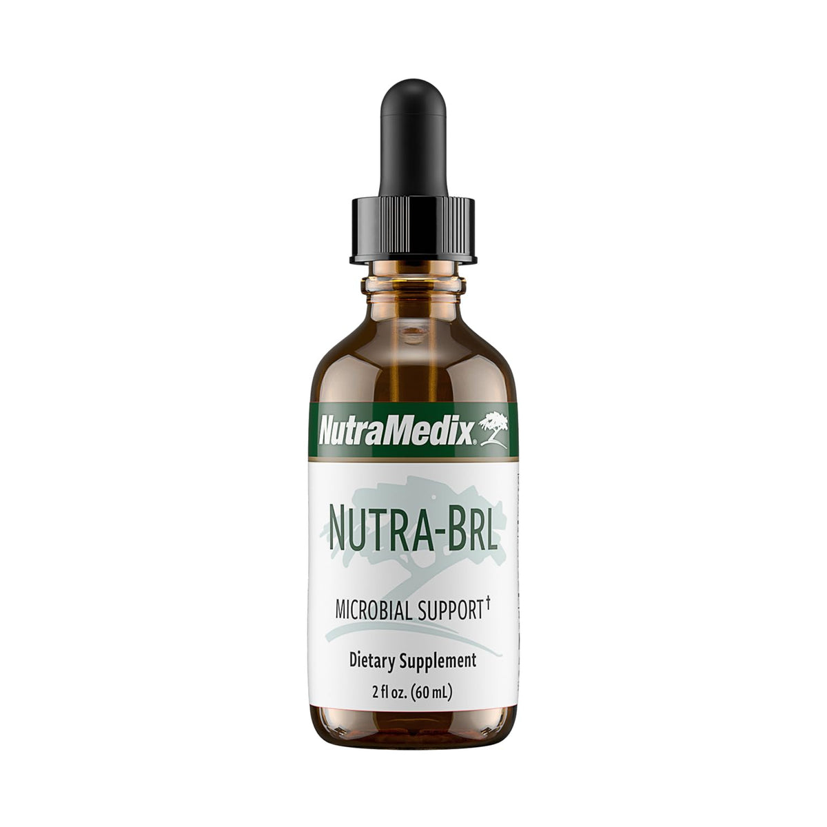 Nutramedix Nutra BRL bottle closeup for daily microbial balance support