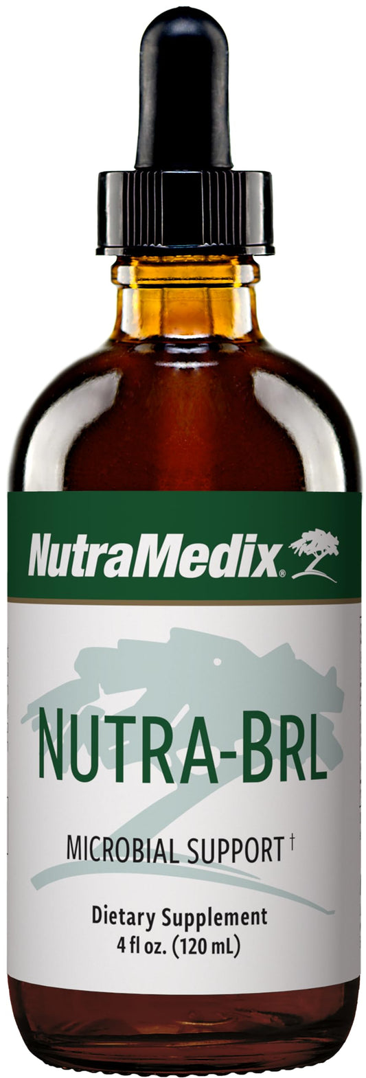 NutraMedix Nutra-BRL bottle front view showing the herbal blend label