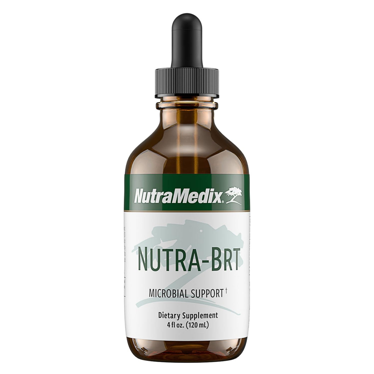NutraMedix Nutra-BRT bottle for daily immune support with herbal extracts.